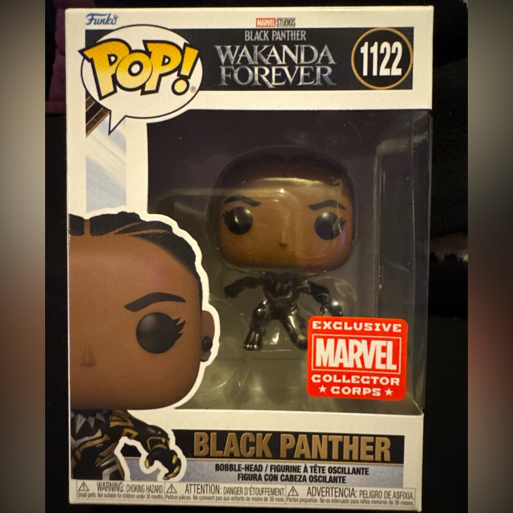 Black Panther exclusive collector corps pop